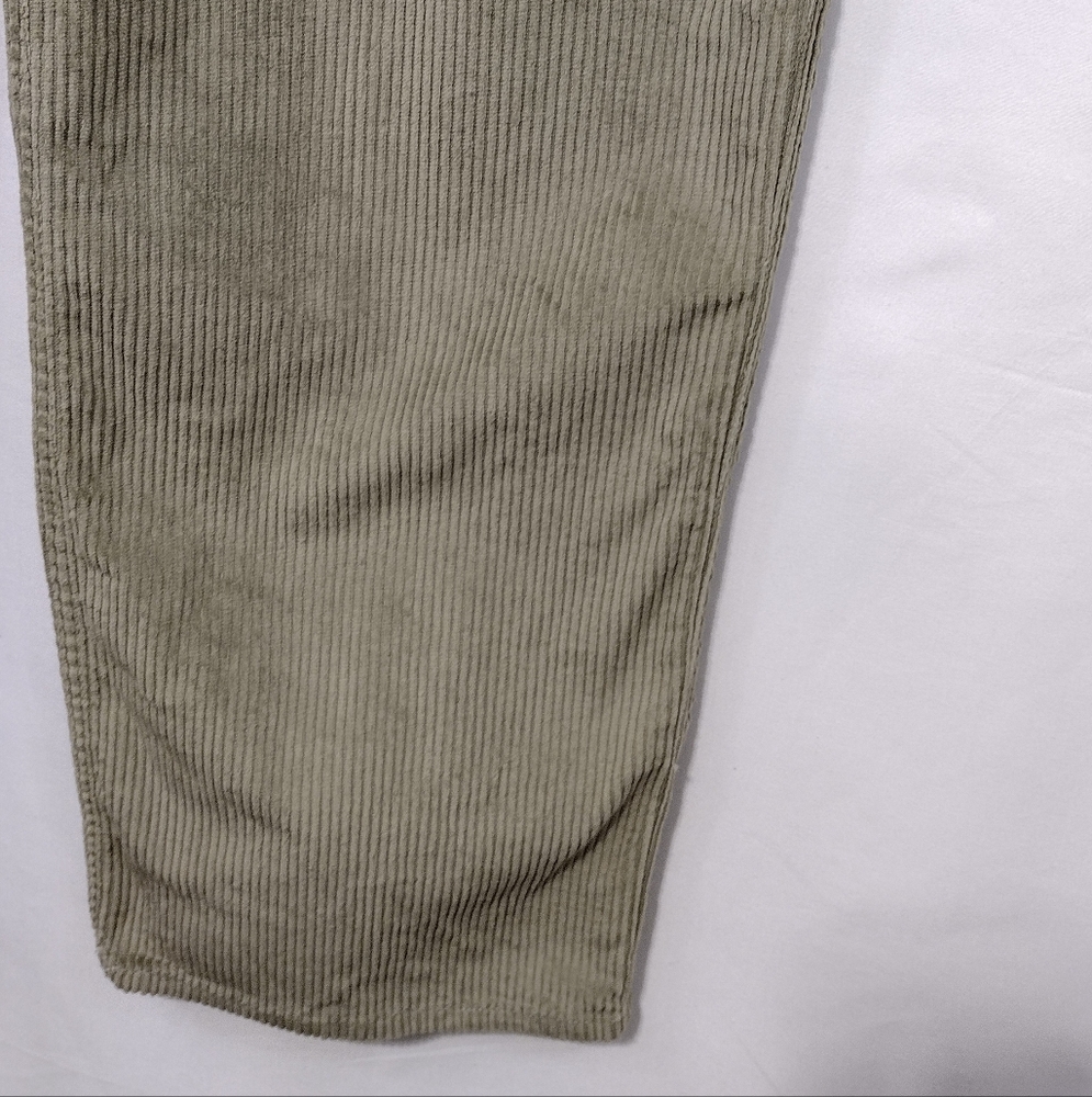 Hollister Corduroy High-Rise Dad Pants Women's 28 Green Boho Retro Y2K 90s - Picture 5 of 10